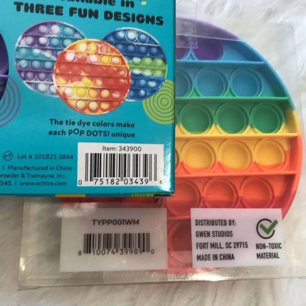 Pop It’s, Fidget Spinner Pop it, Pop Dots Tie Dye Toys‎ toy pop its